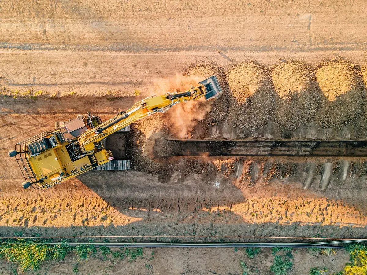 Trencher for rent